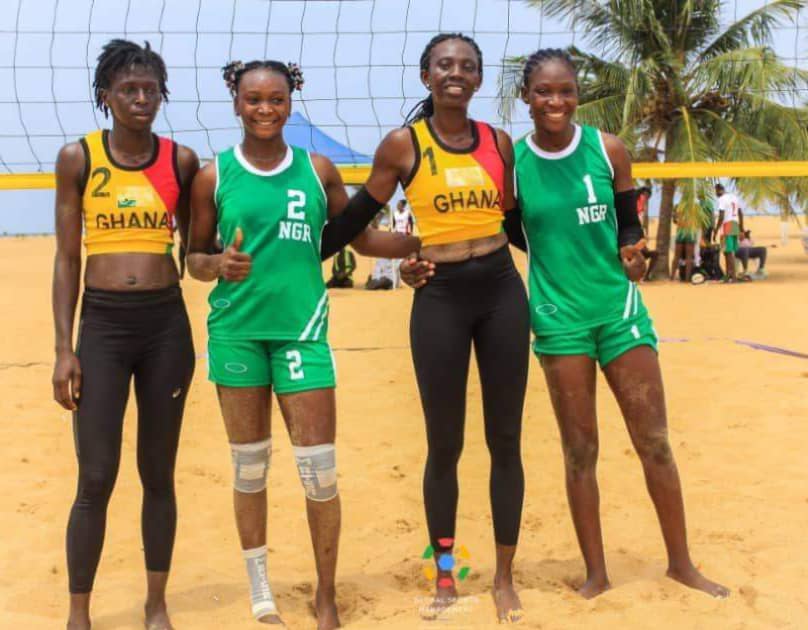 Beach volleyball Nigeria Best Ghana, Claims Zone III Olympic