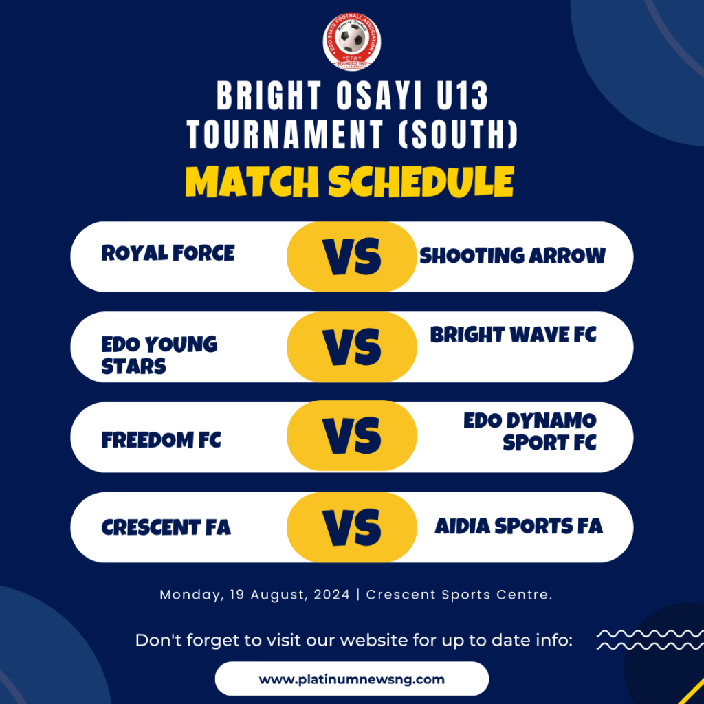 Bright Osayi U13 Football Tournament
